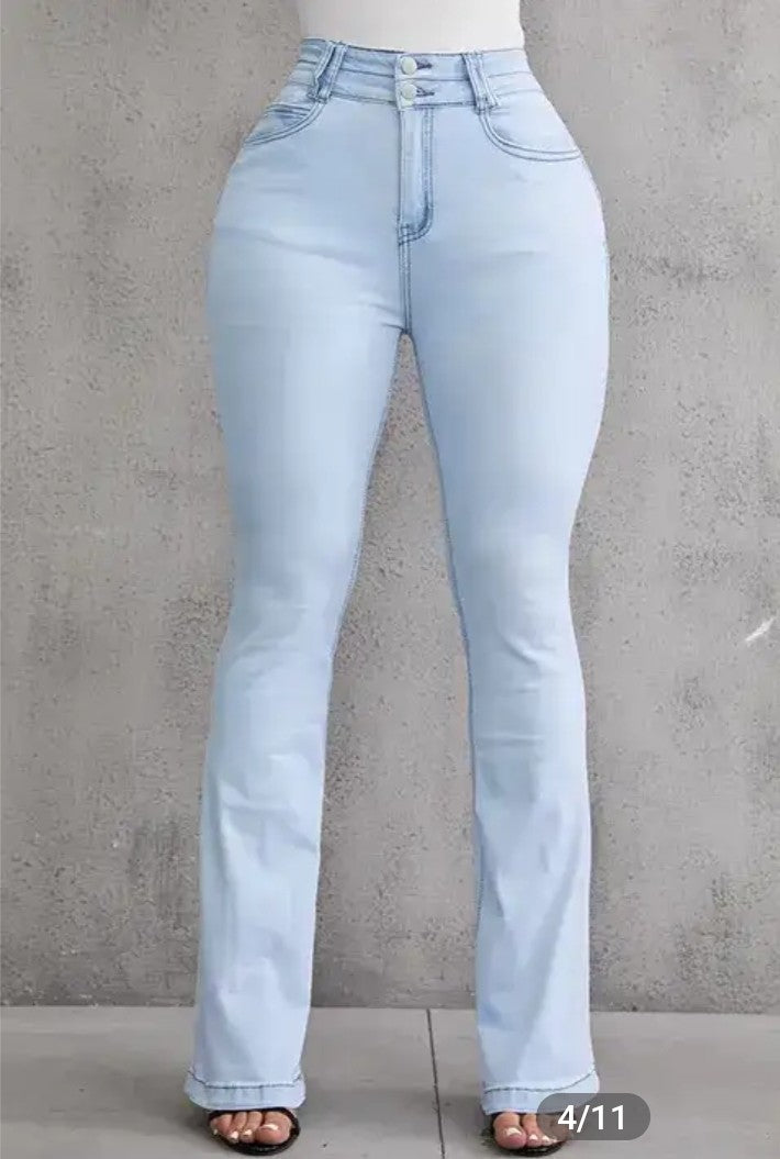 Flamingals Flare Bottom Jeans (Medium)