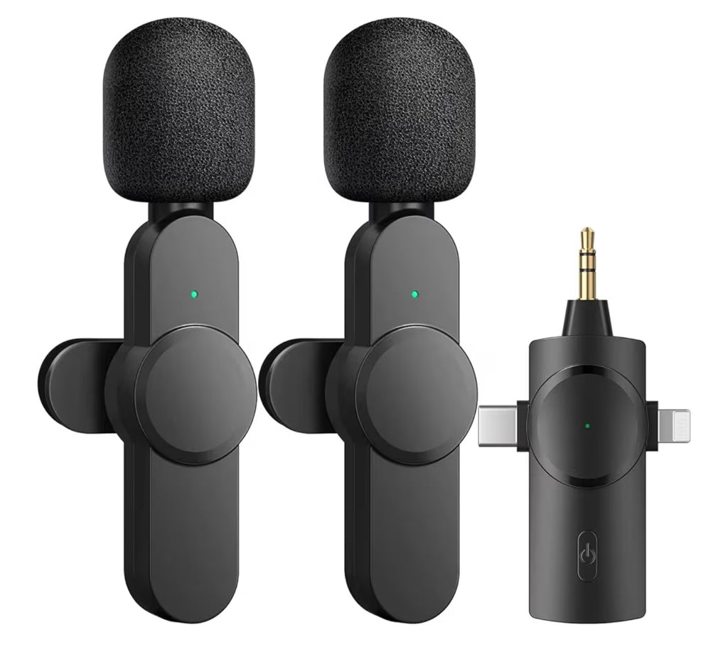 A Wireless Lavalier Lapel Microphone for iPhone, iPad, Android