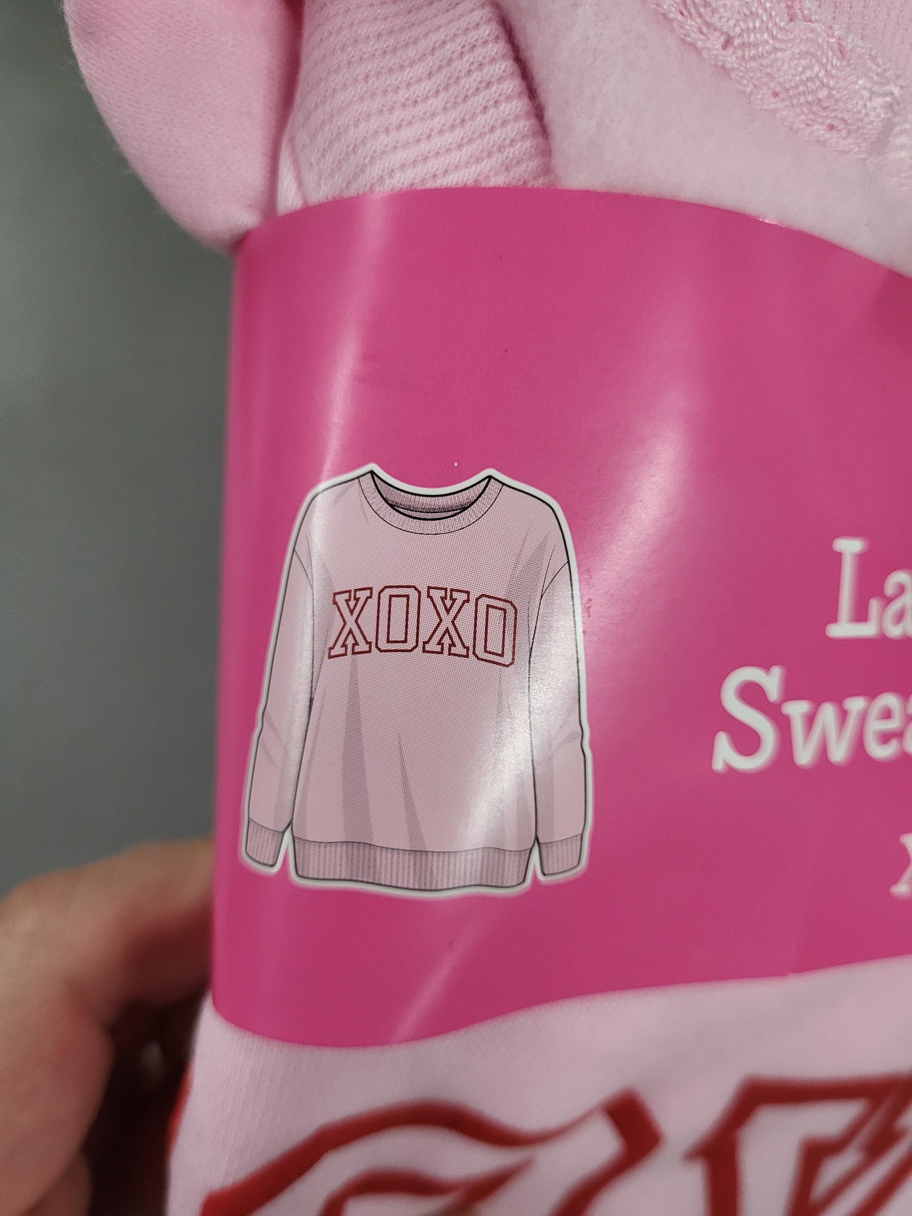 Sweatshirt "XOXO" (XL)