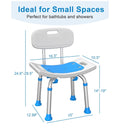 Shower Chair (Fully Assembled)
