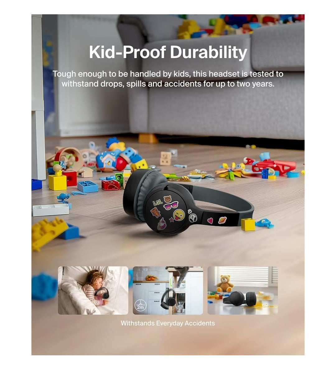 Belkin SoundForm Mini Wireless Kids Headphones