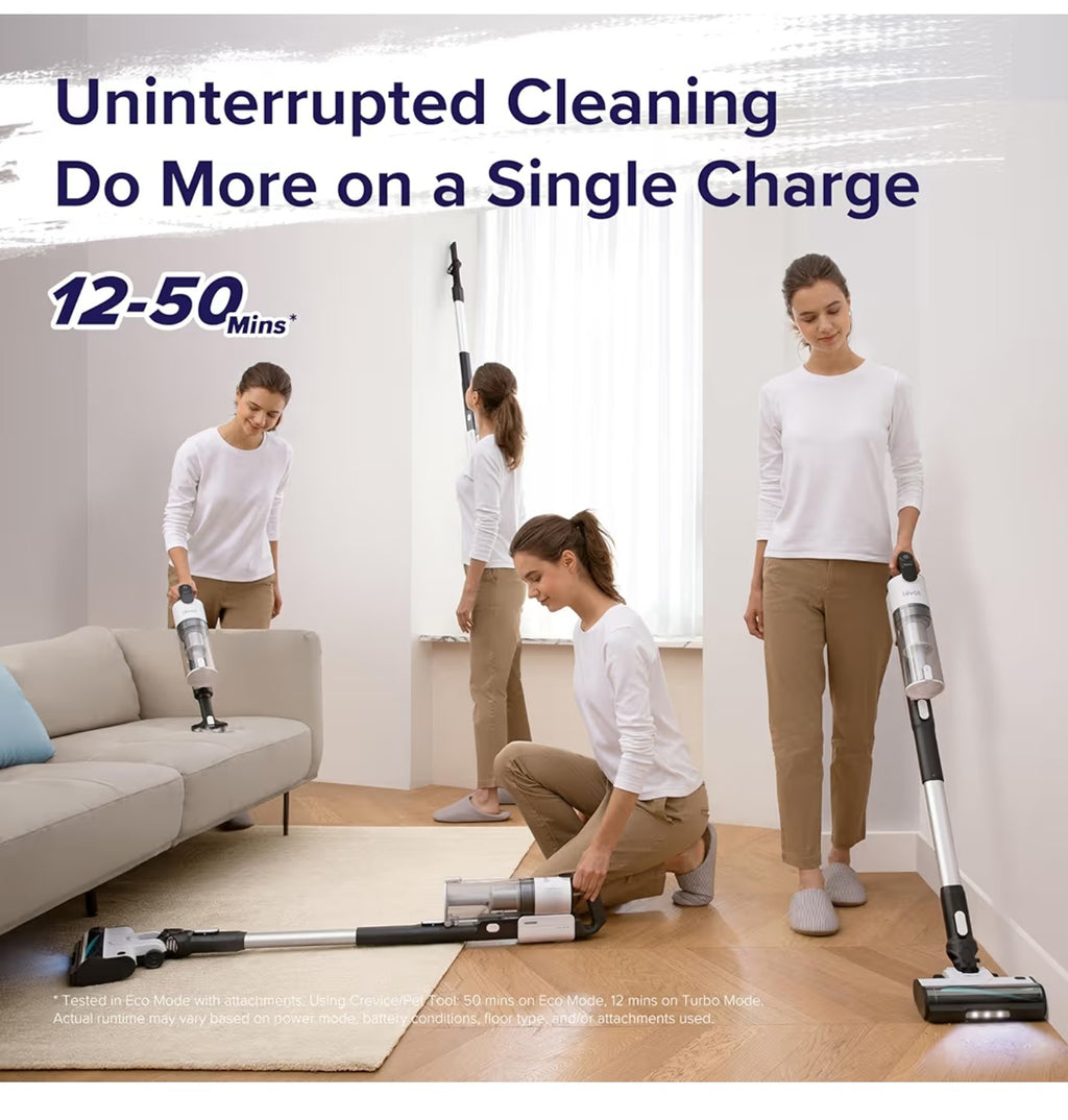 LEVOIT Cordless Vacuum Cleaner, Stick Vac with Tangle-Resistant Design