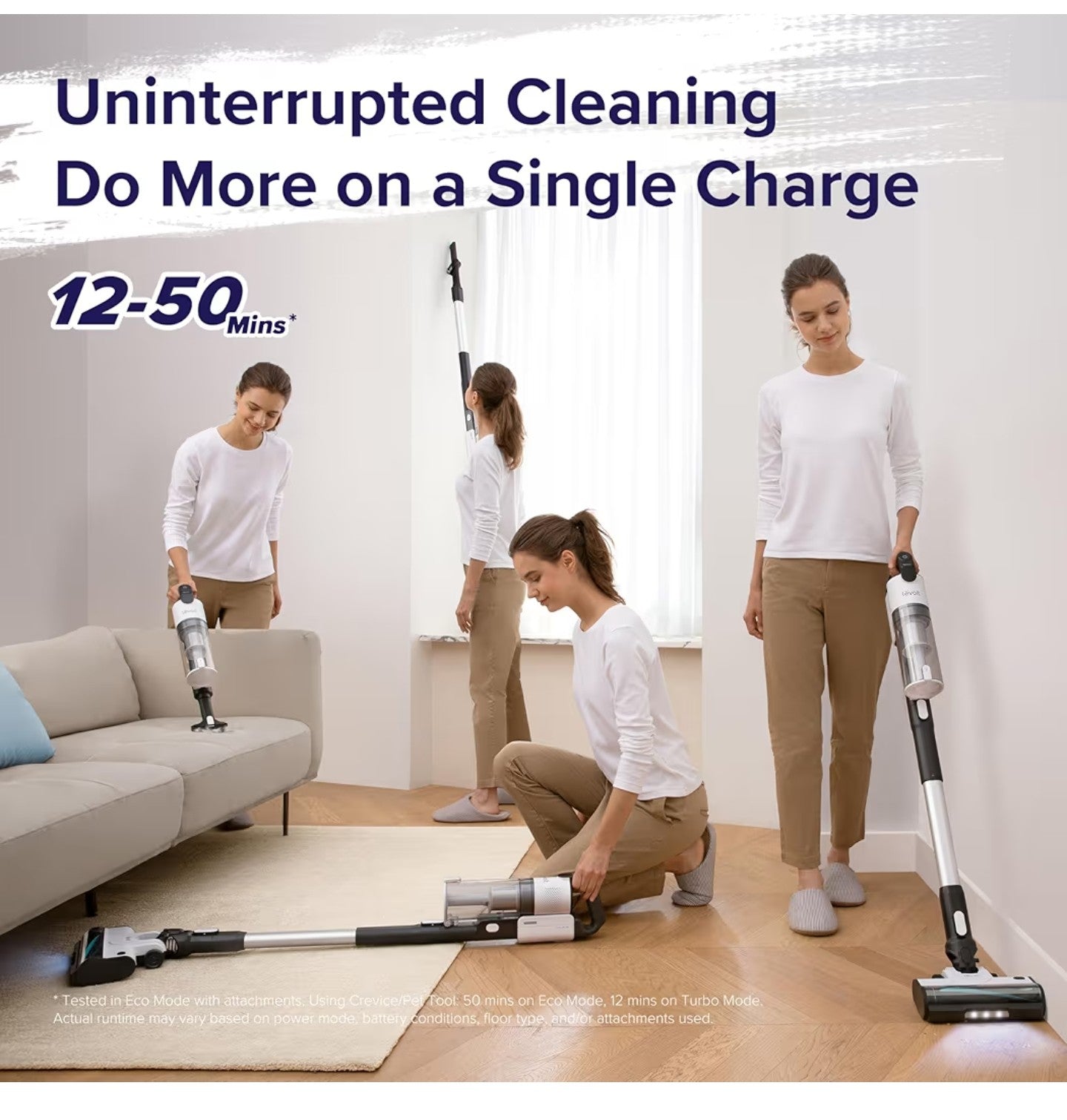 LEVOIT Cordless Vacuum Cleaner, Stick Vac with Tangle-Resistant Design