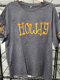 Embroidered T-Shirt "Howdy" (XL)