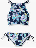 Kanu Surf Girls Halter Tankini 2-piece Swimsuit (Size 12)
