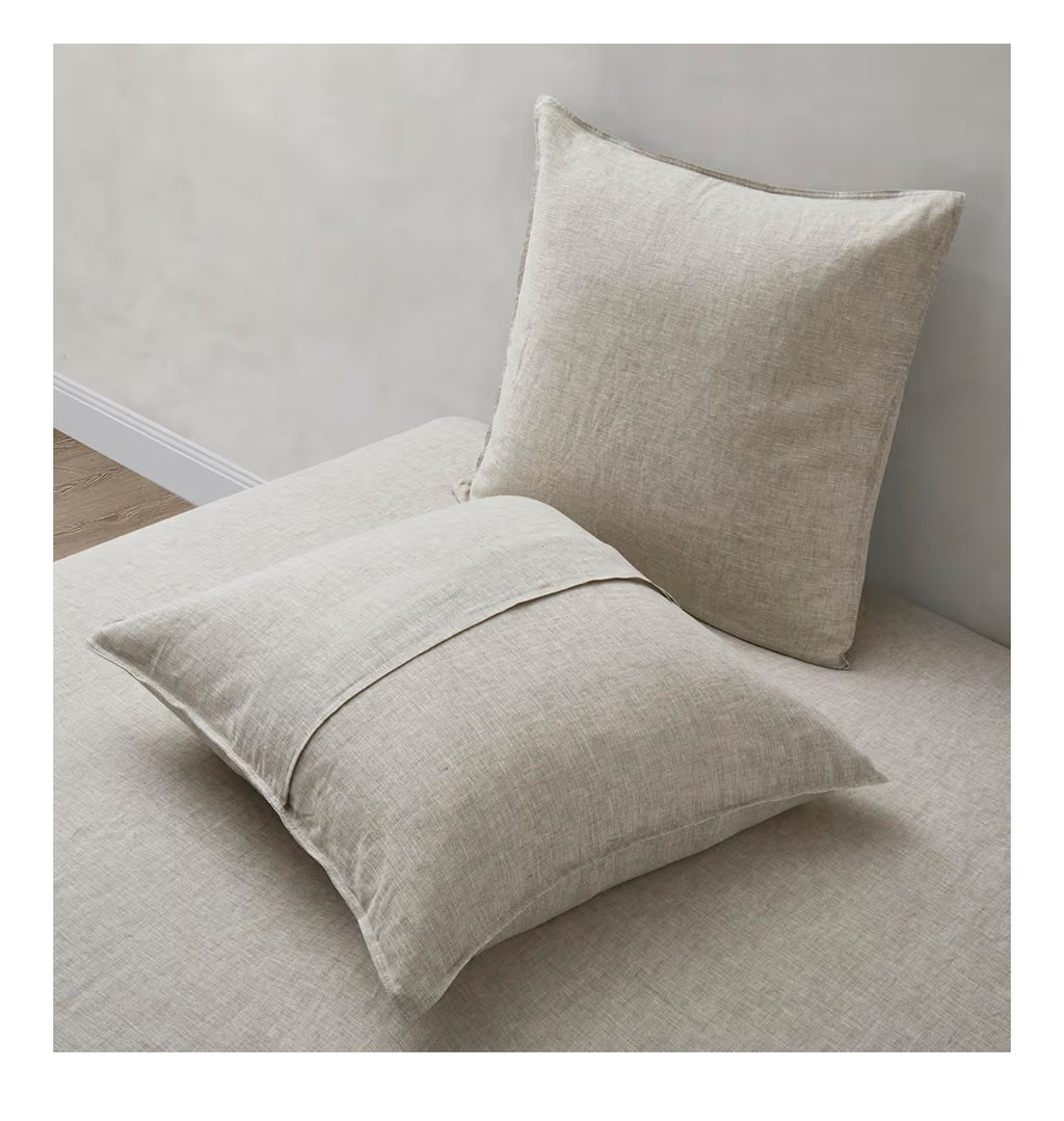 ATLINIA 100% Linen Pillowcases Set of 2