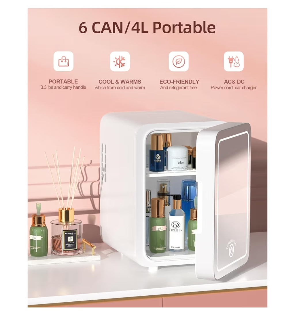 Cutieworld Skincare Mini Fridge