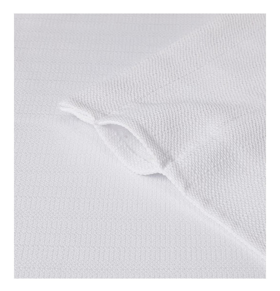 Chyhomenyc White Curtains 50x108in 2 pannels