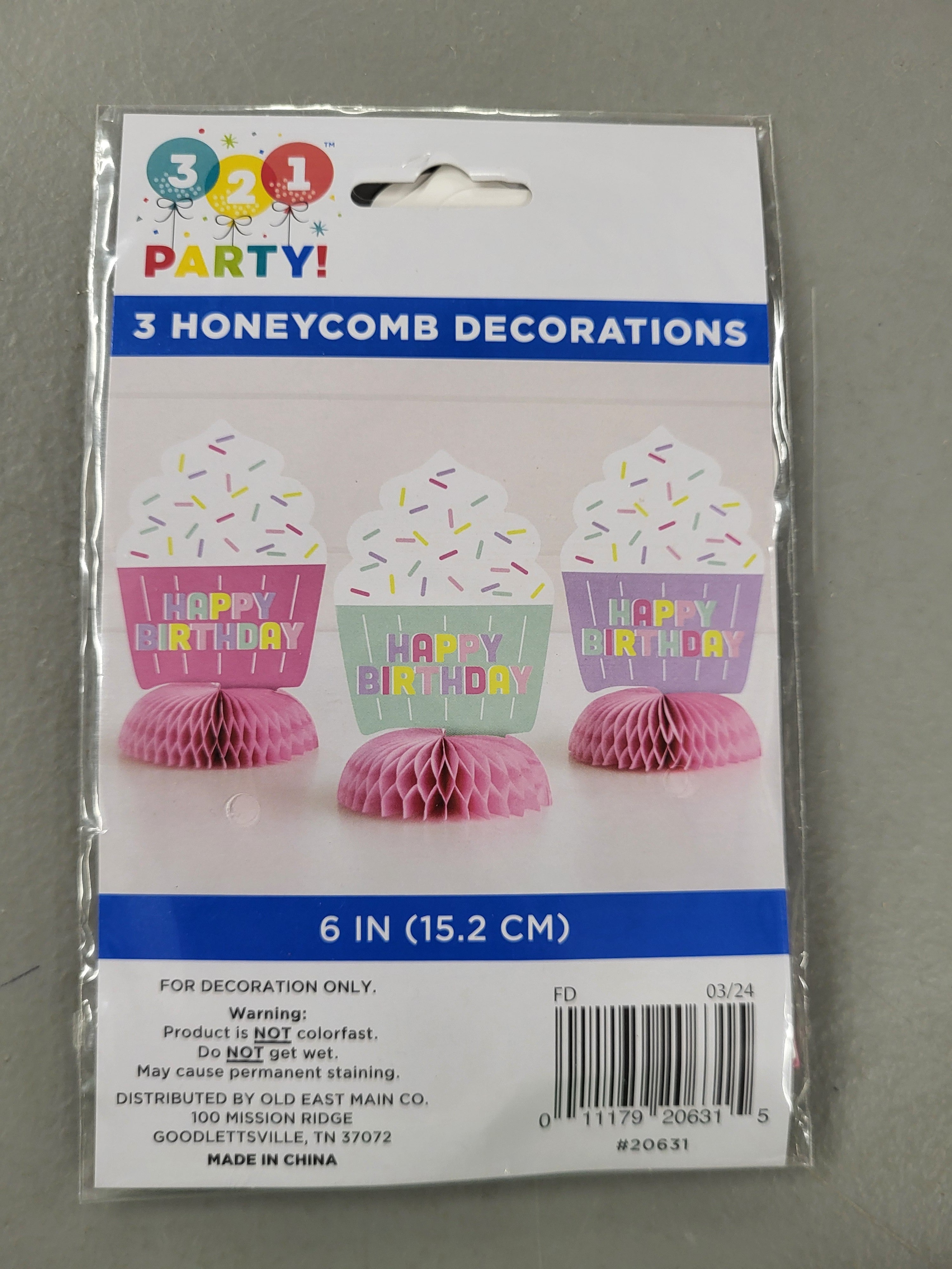 Honeycomb Decorations (3 total packs)
