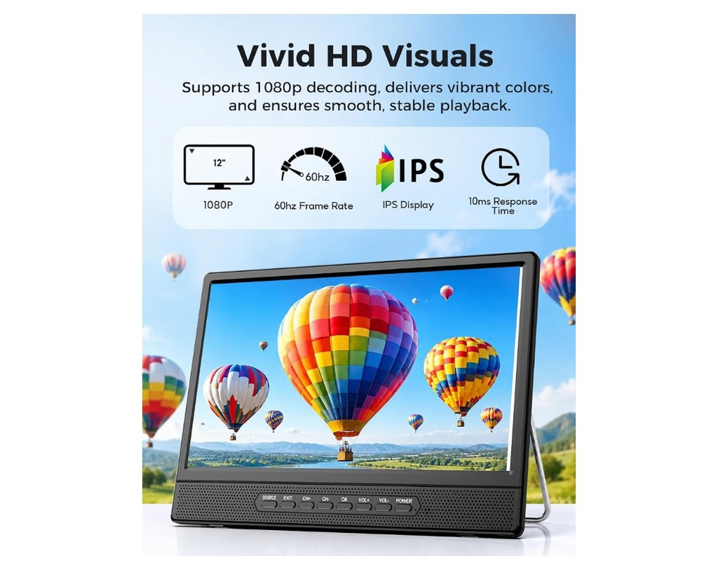 Desobry 12in Small Smart TV