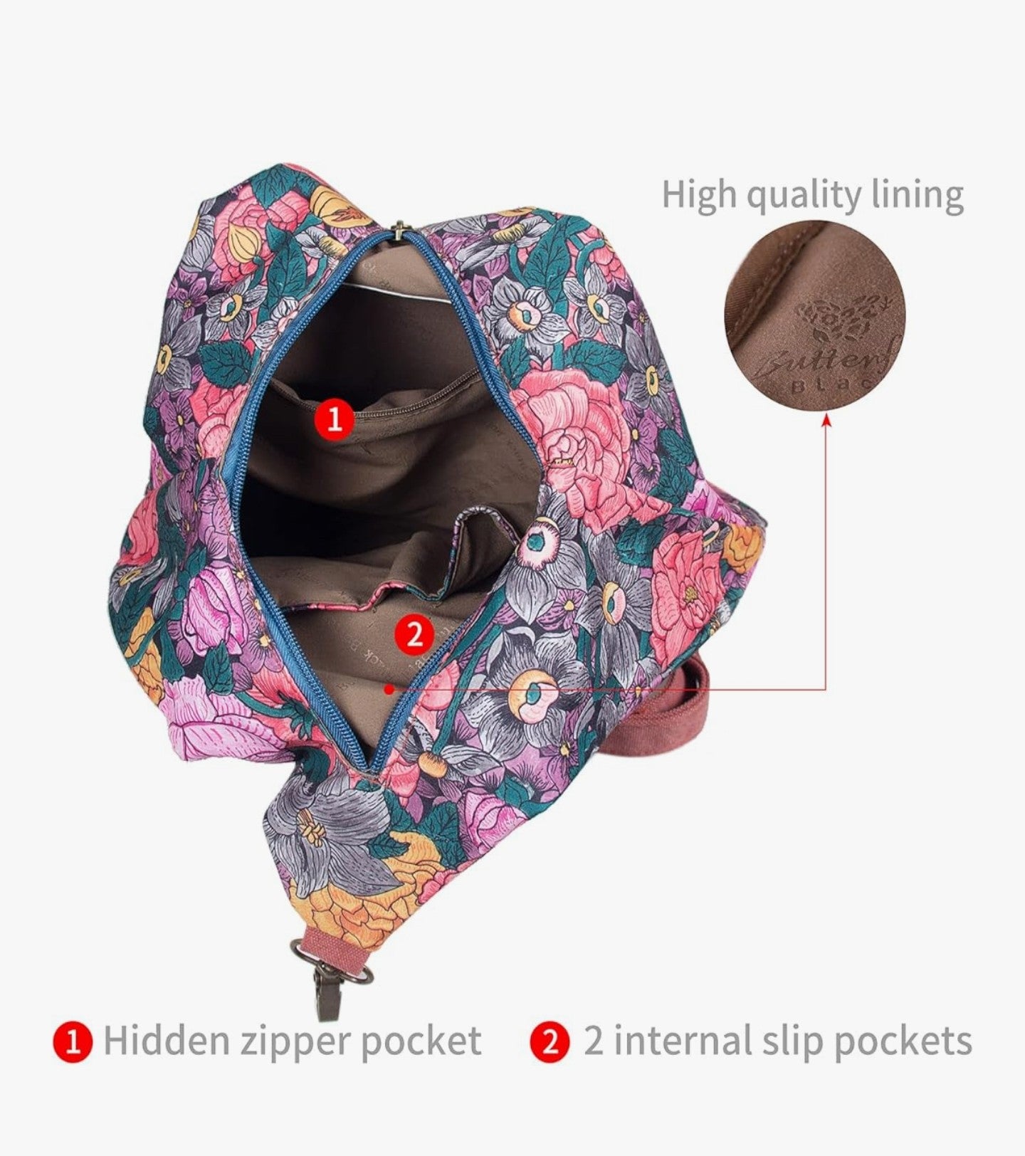 Black Butterfly Premium Backpack