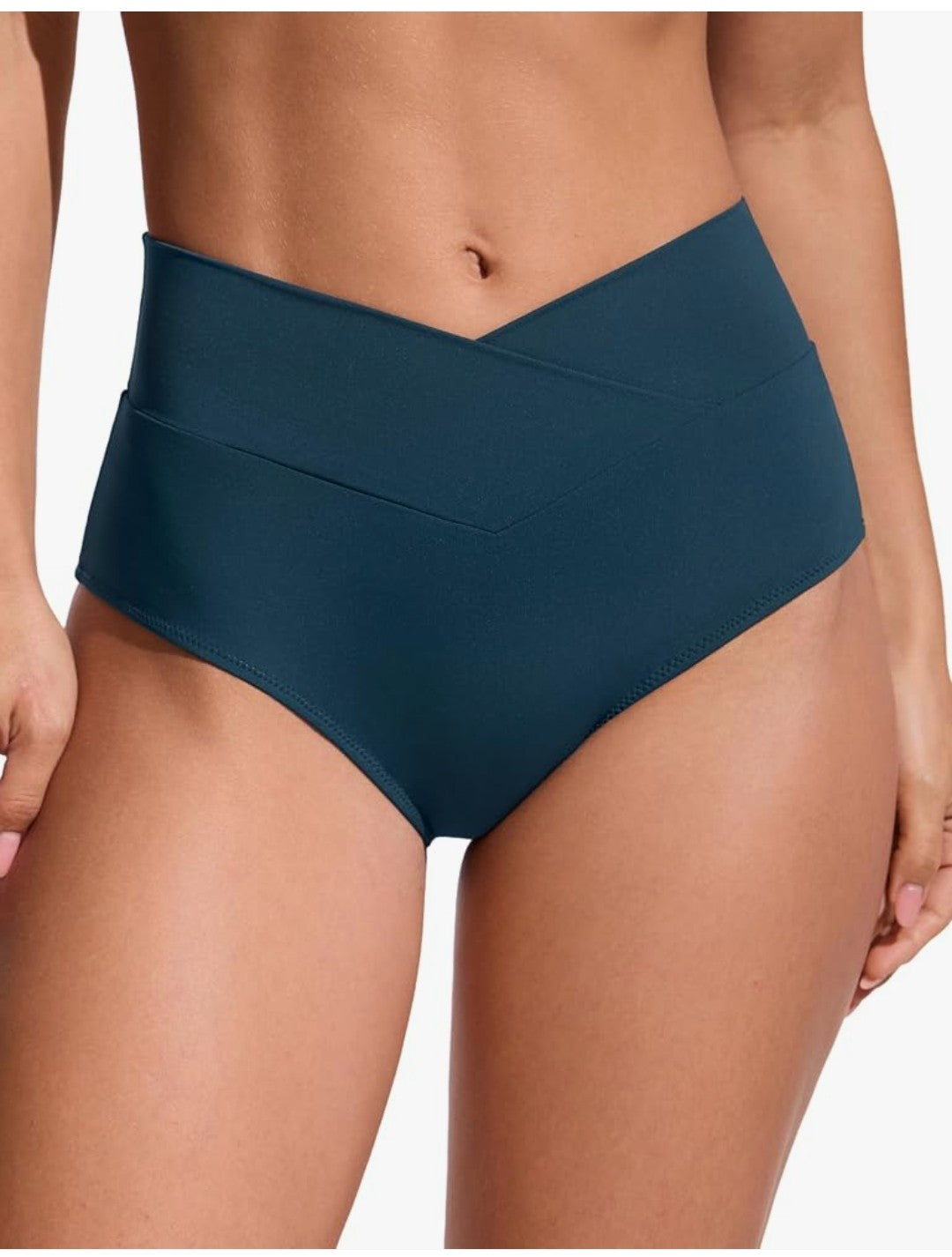 CRZ YOGA High Waist V Cut Bikini Bottom (Size Medium 8/10)