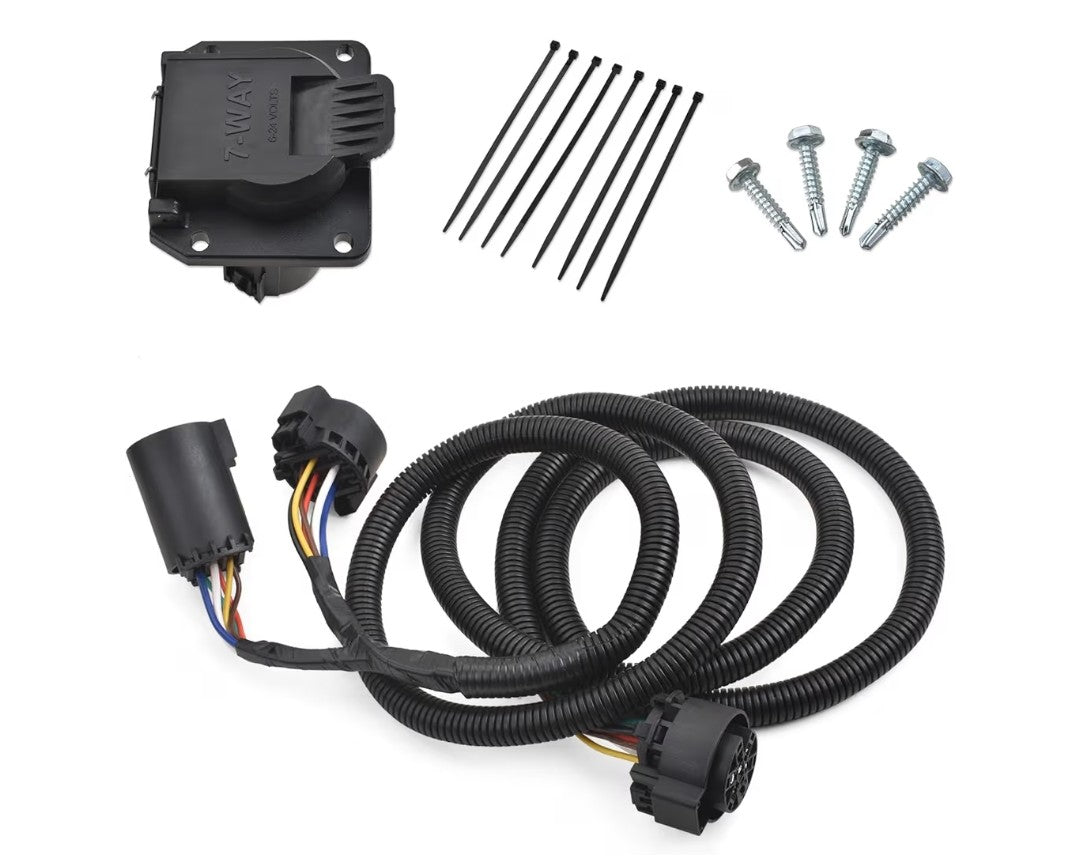 7-Pin Vehicle-Trailer Witing Harness Extension 7ft