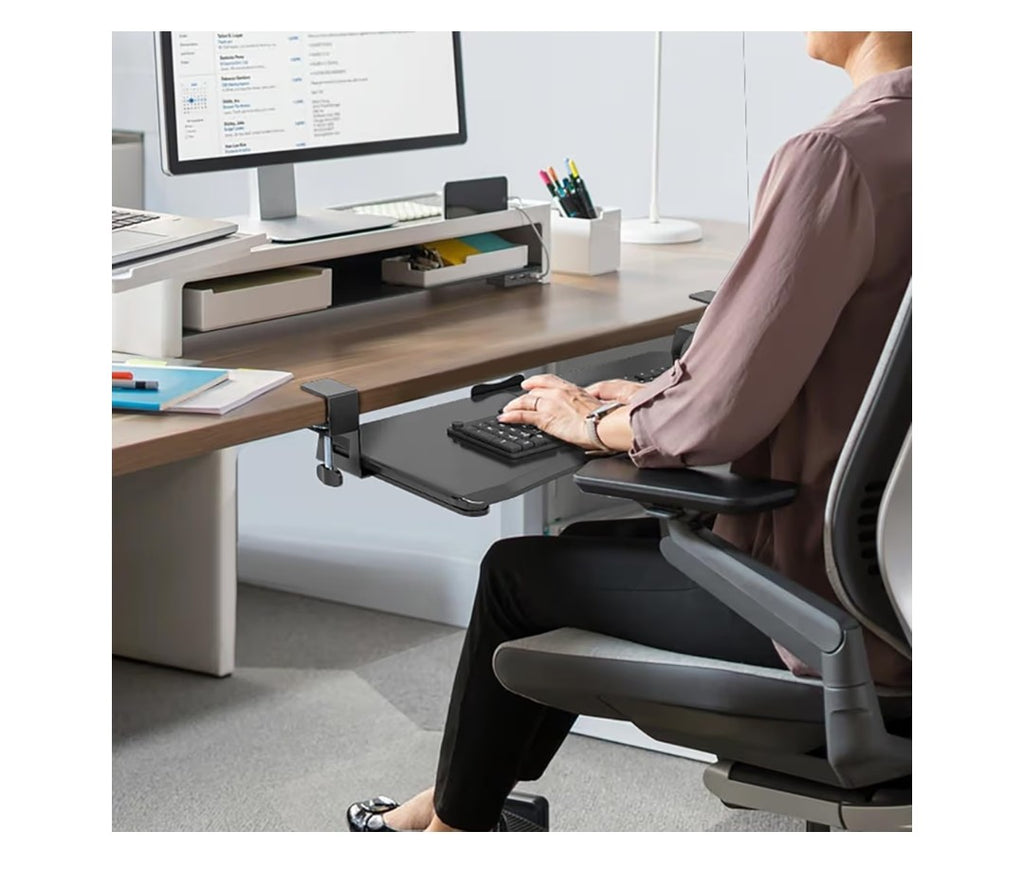 Supertek Keyboard Tray Under Desk Pull Out