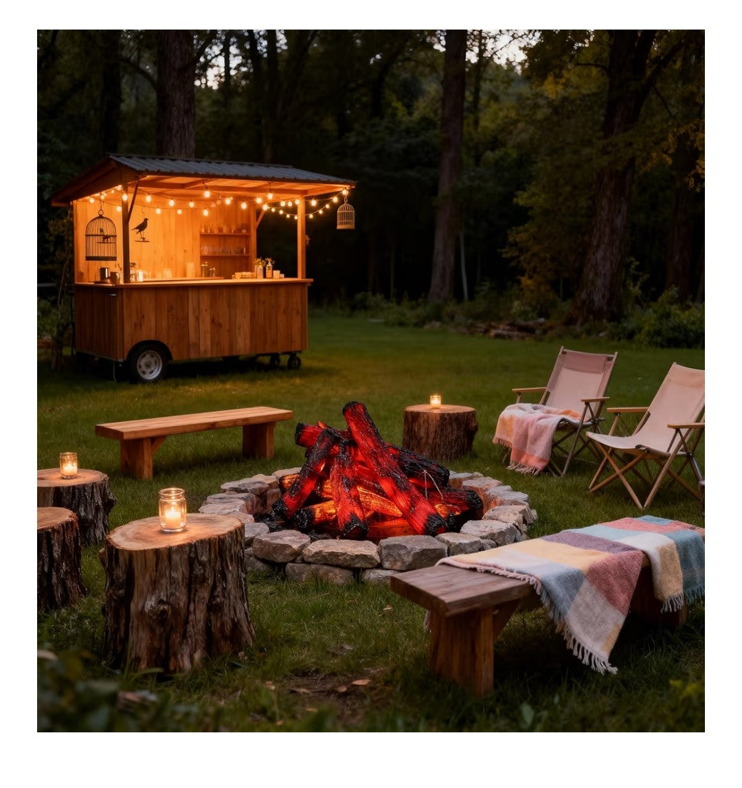 Flameless Fire Logs 10 pack