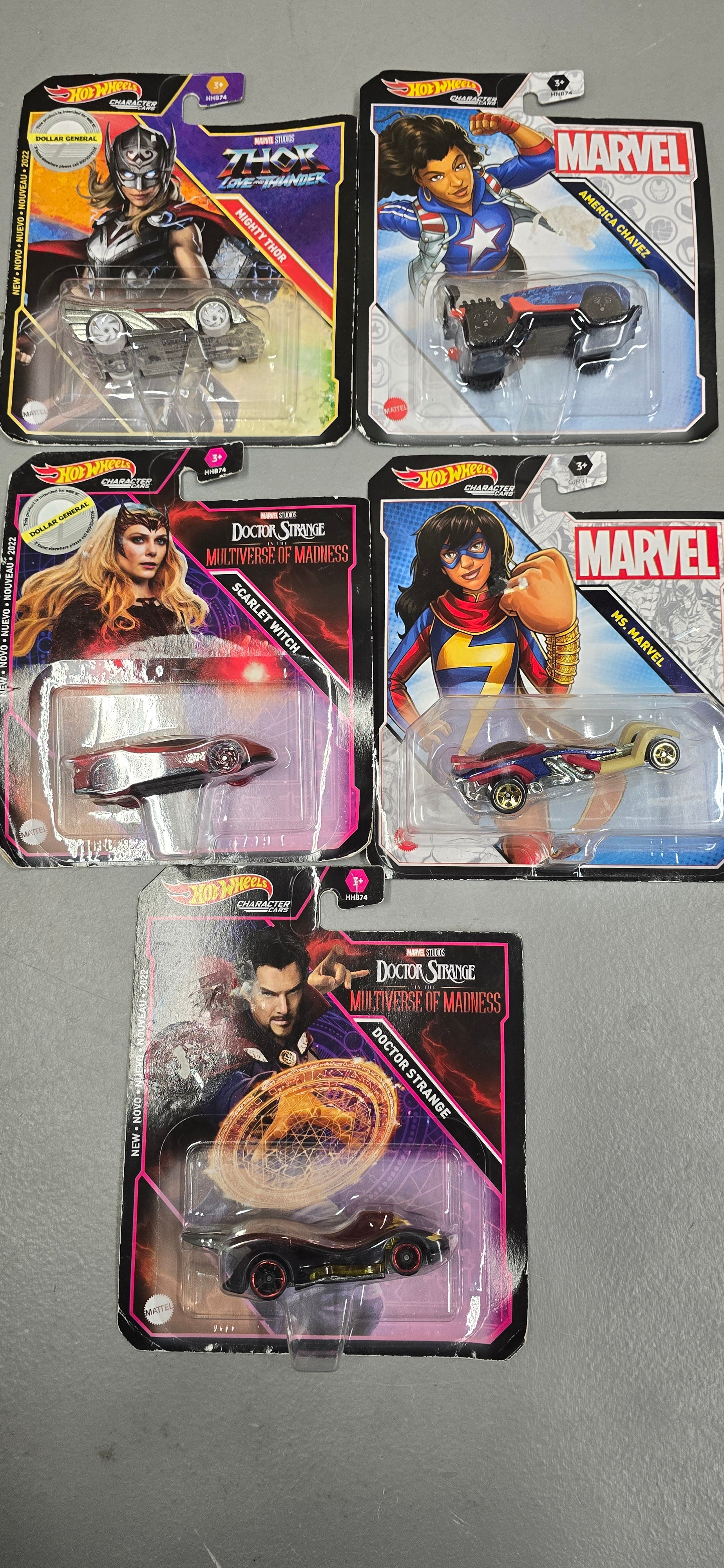 Marvel Hot Wheels