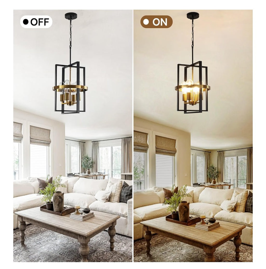 Koofreddo 4-Lightt Modern Pendant Light Chandelier