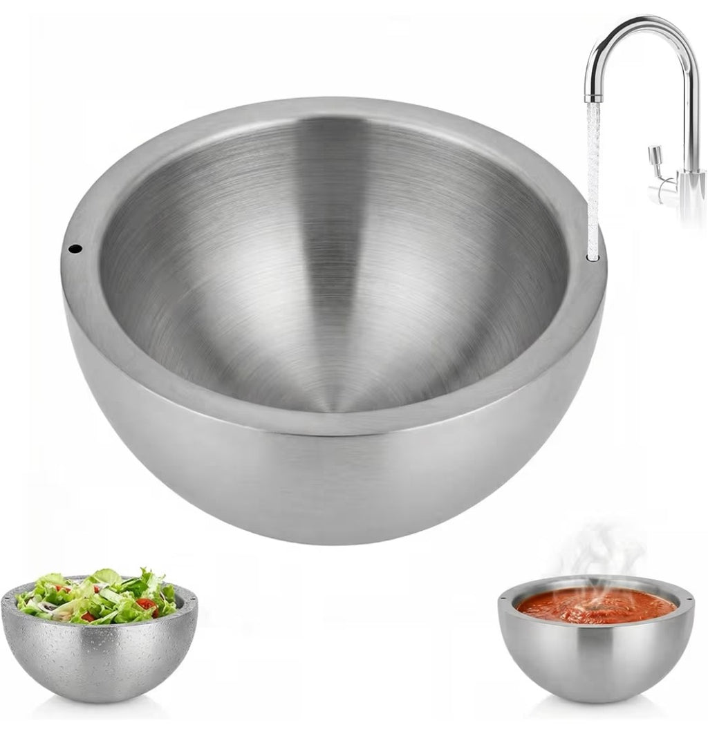 Double Wall Vacuum Insulated Serving Bowl 35oz