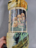 Soft Throw Blanket with Puppy's 50" x 60"