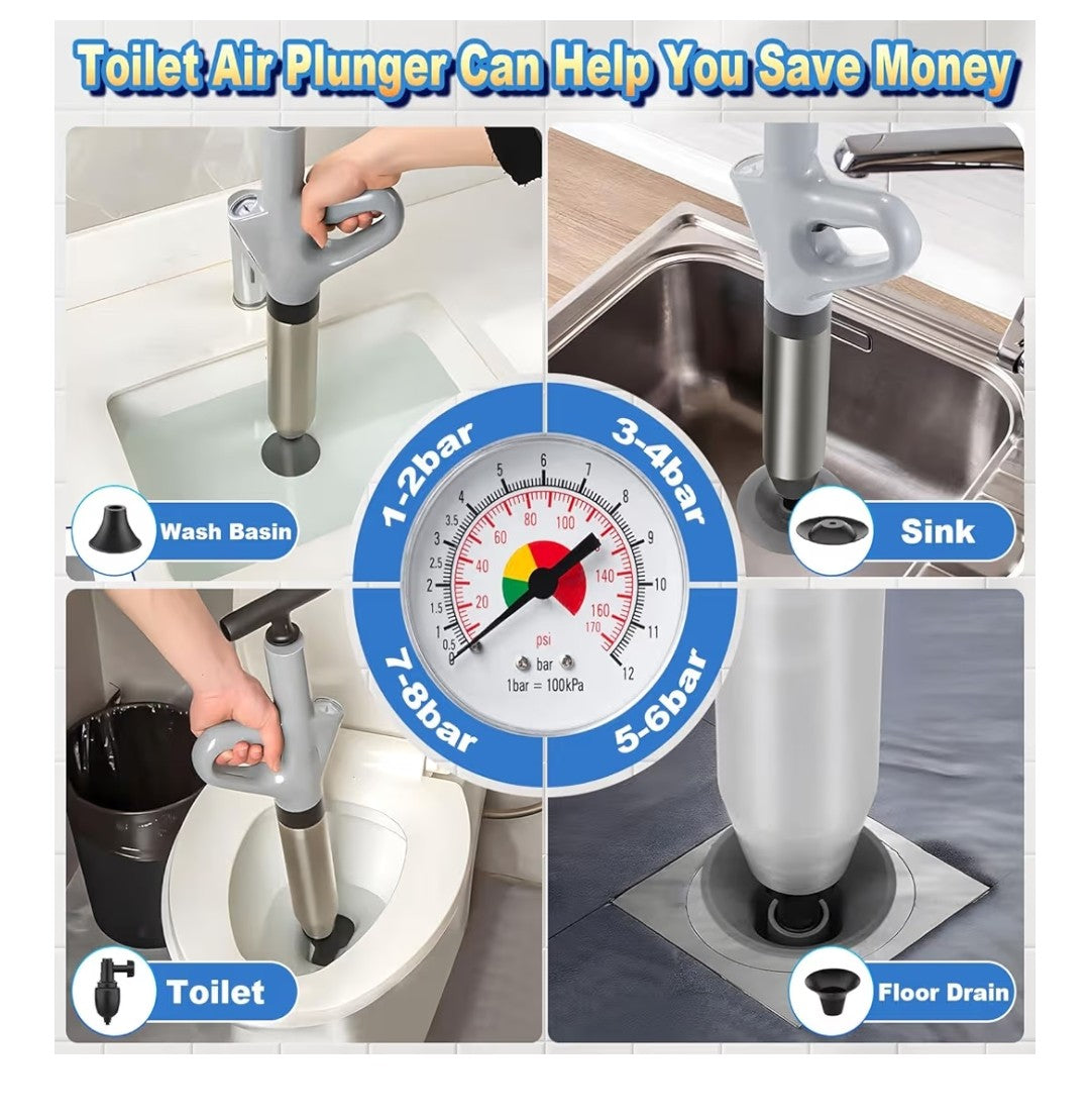 Mieaoll High Pressure Toilet Plunger