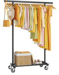 HYSEYY Clothes Rack, Clothing Rack for Hanging Clothes, Rolling Garment.