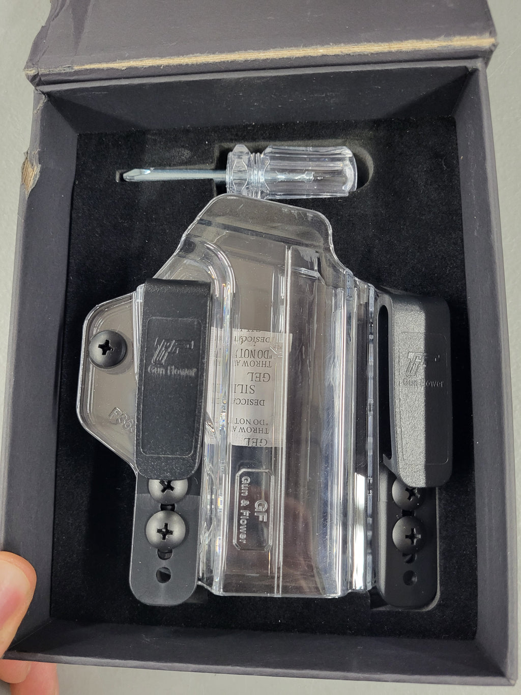 Gun Flower Clear Holster Sig P365