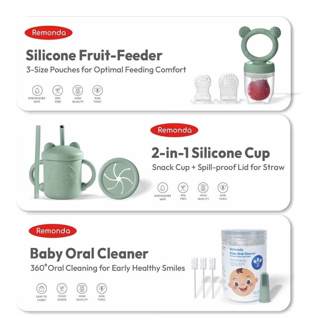 Remonda Silicon Baby Feeding Set 23pcs