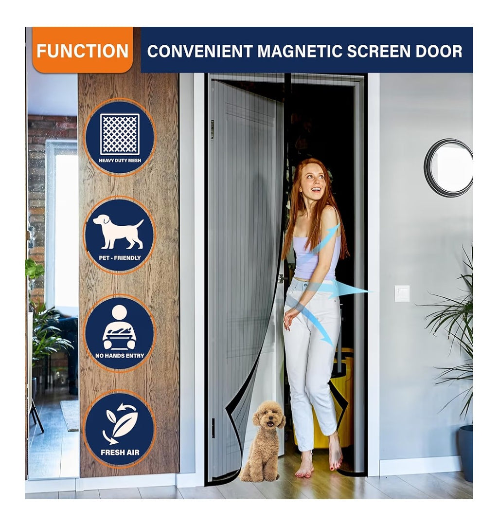 Mdavo Magnetic Screen Door 38x83in