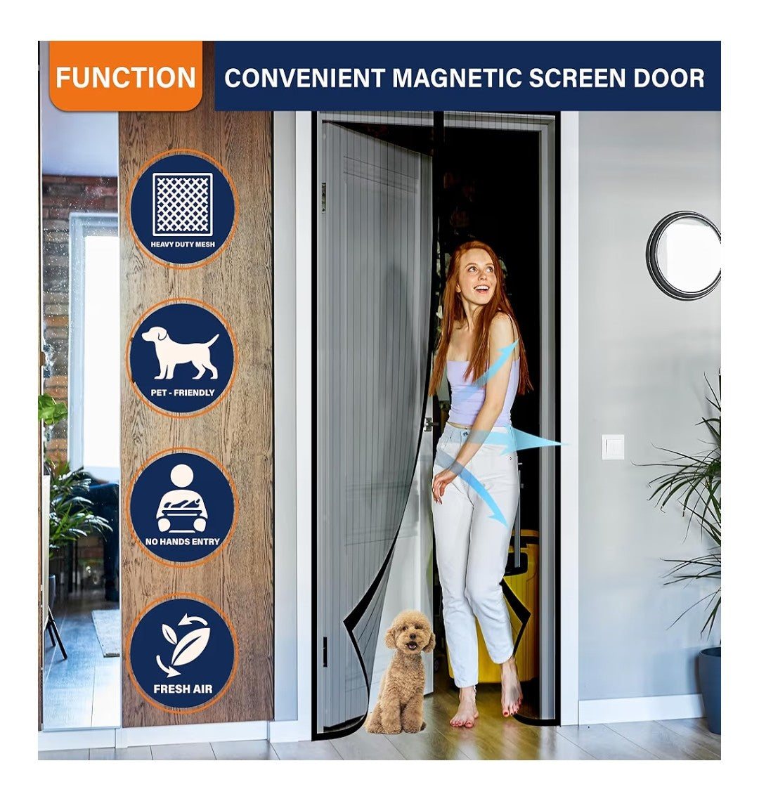 Mdavo Magnetic Screen Door 38x83in