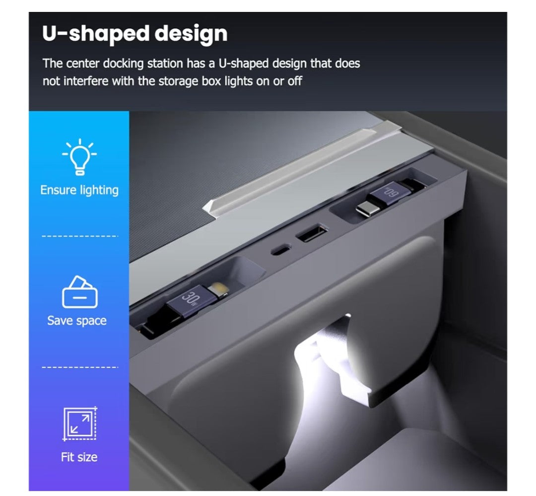 Central Control Dock for Tesla Model 3/Y