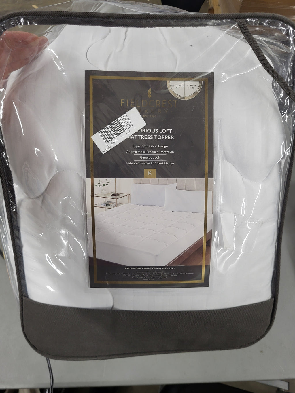Fieldcrest Luxurious Loft Mattress Topper (King)