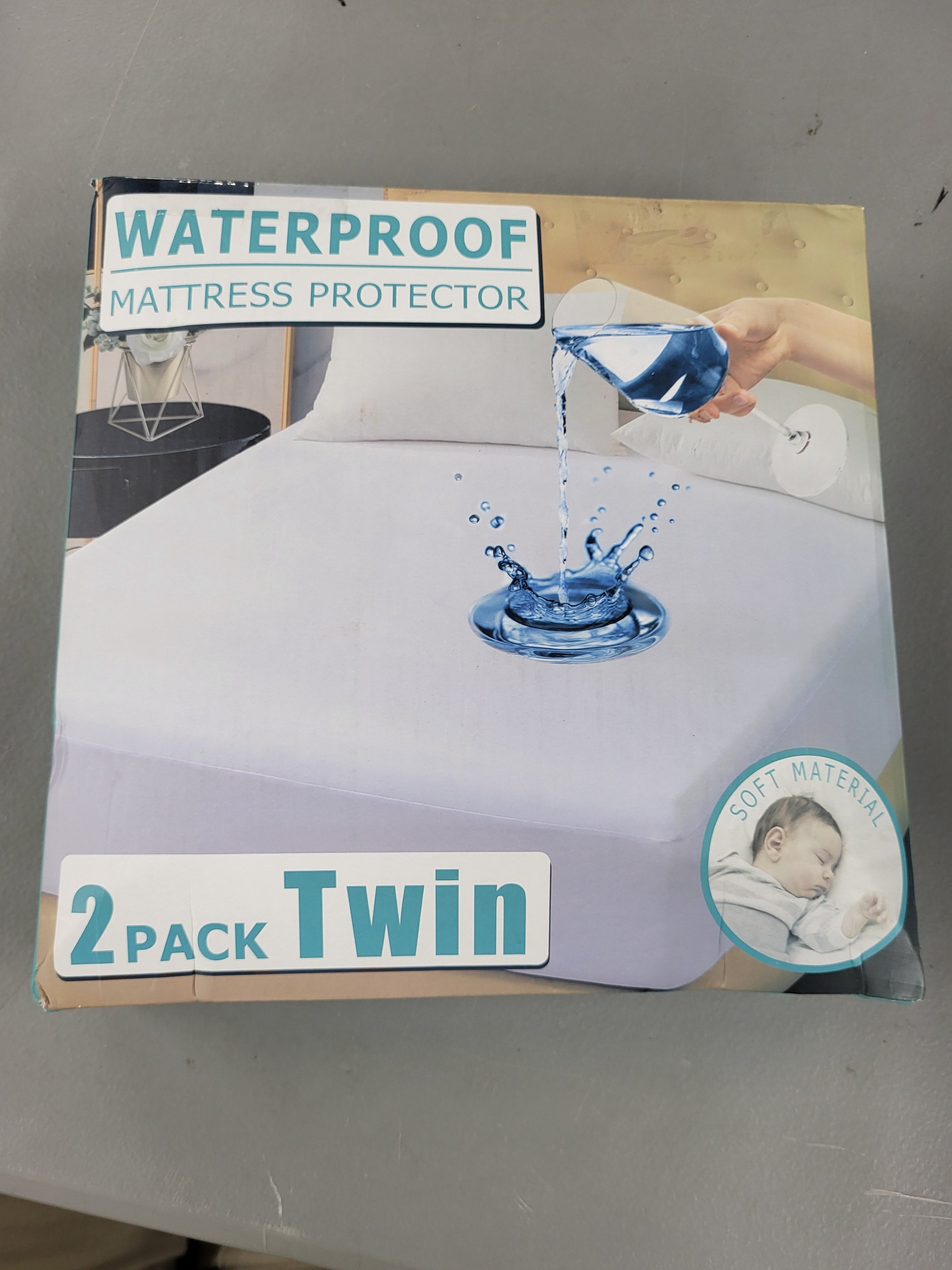 Waterproof Matress Protector 2 pack (Twin)