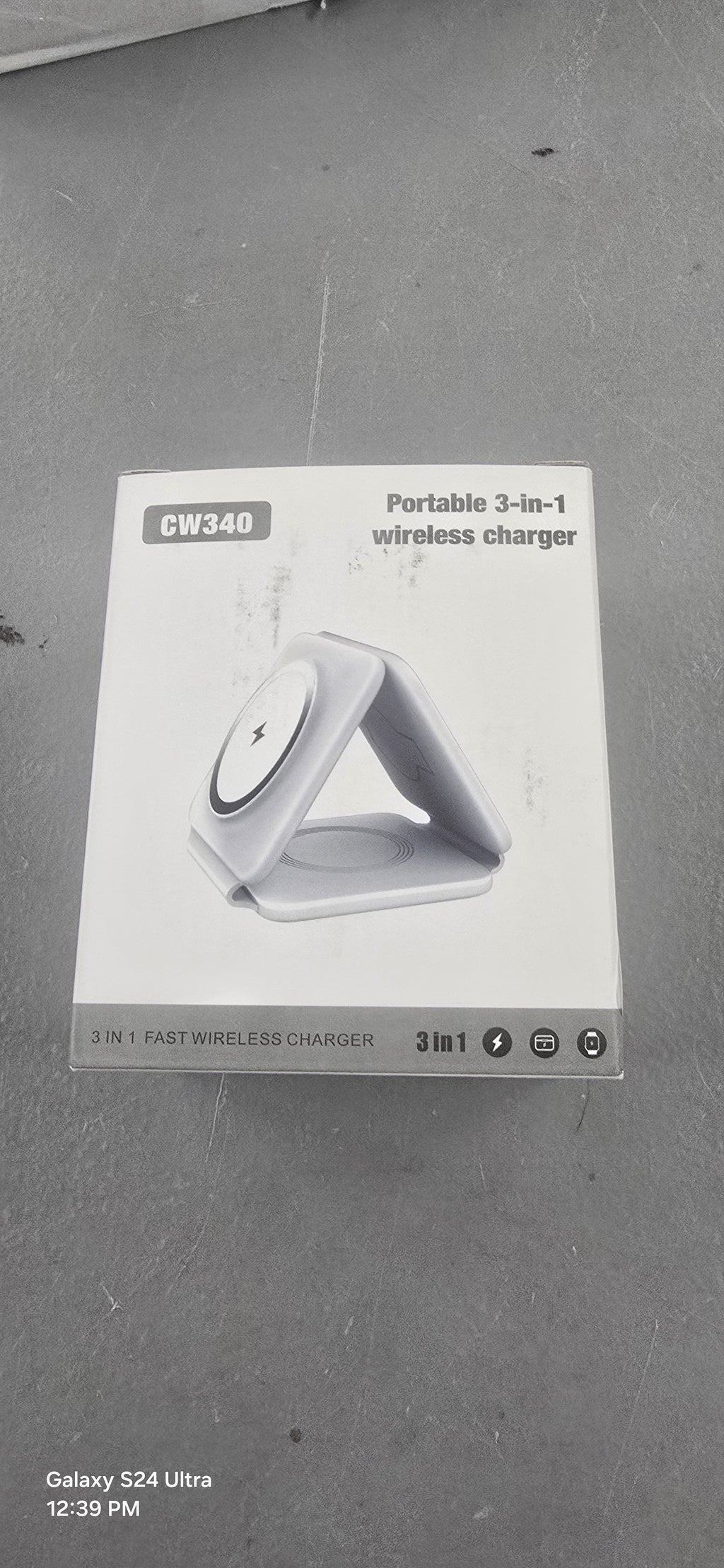 Charging Station for Apple Multiple Devices - 3 in 1 Foldable Magnetic.