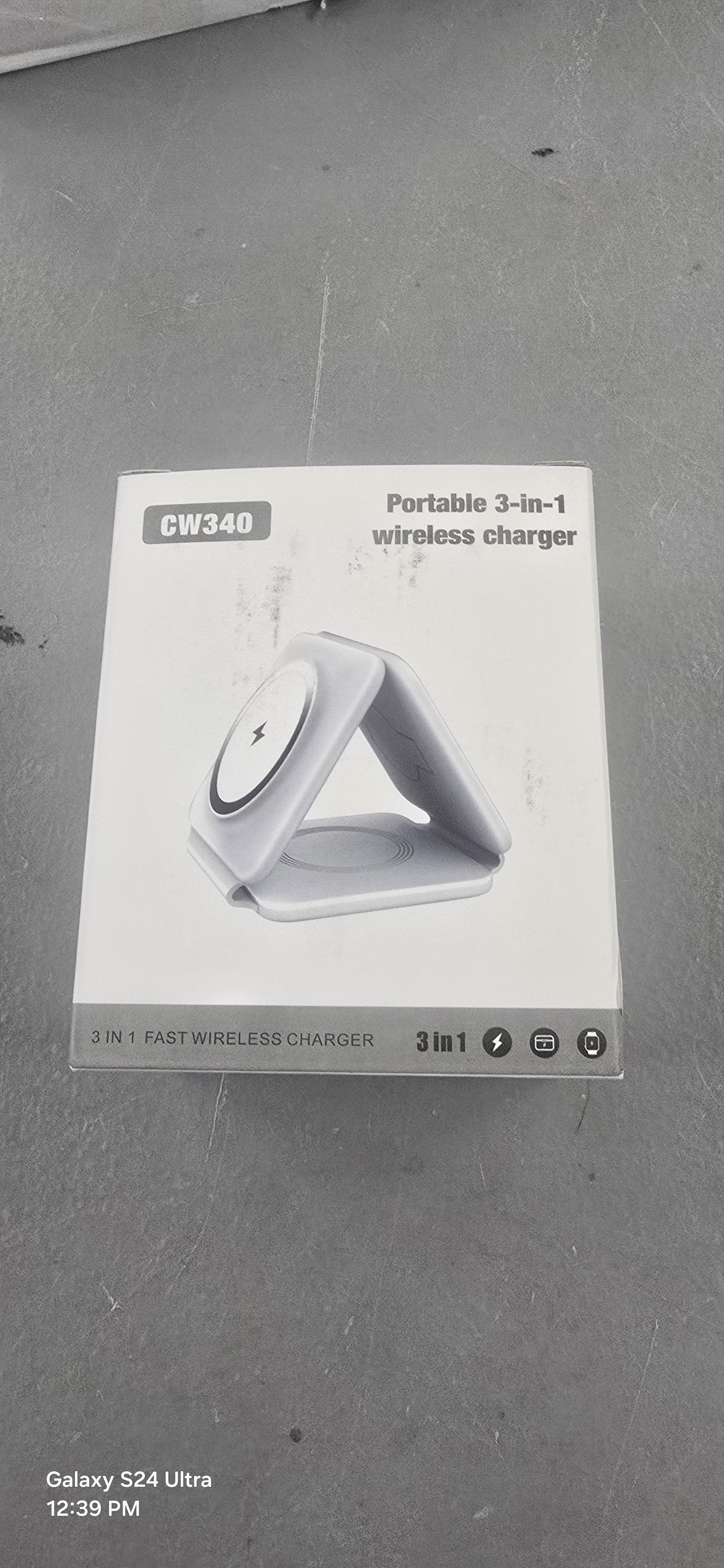 Charging Station for Apple Multiple Devices - 3 in 1 Foldable Magnetic.