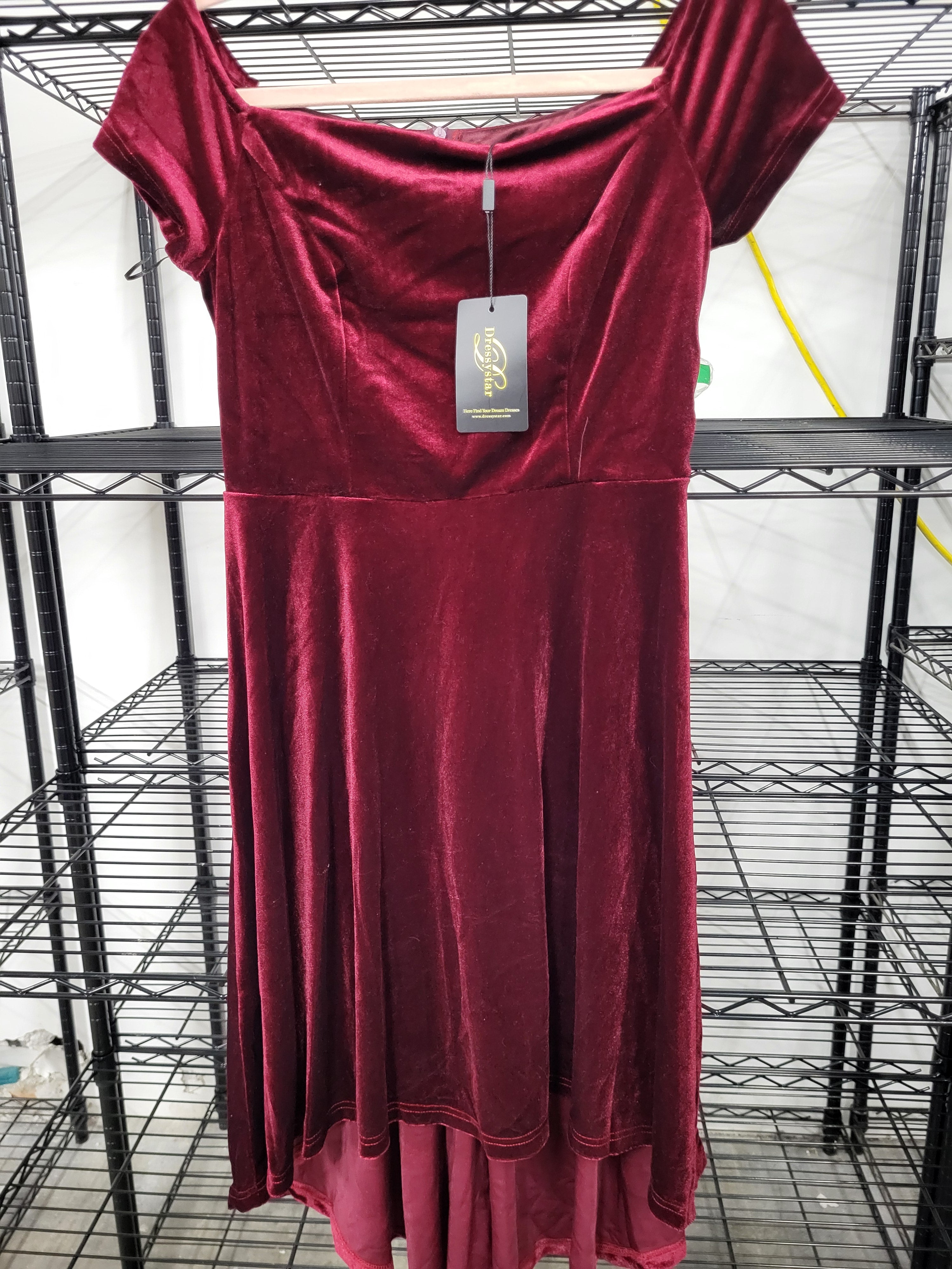 Velvet Cocktail Dress (Small)