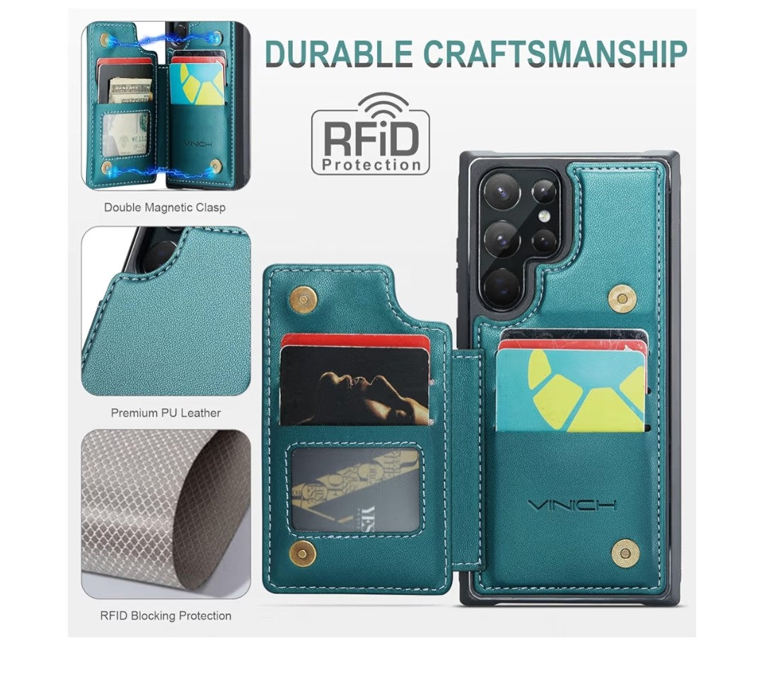 Finich Samsung Galazy S22 Ultra Wallet Case