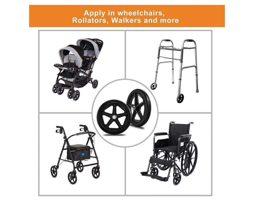 Replacement Wheels for Wheelchairs etc.
