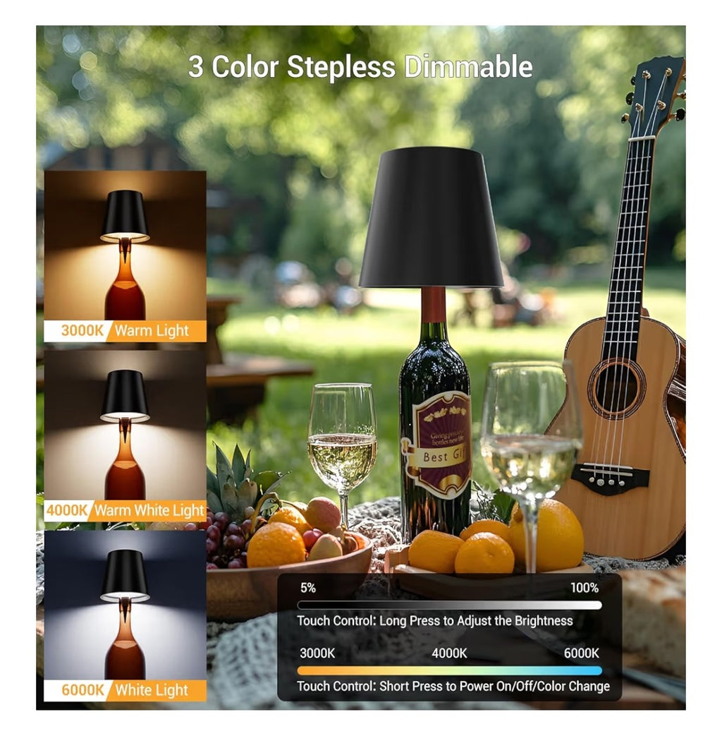 Wireless Bottle Lamp 2 pack