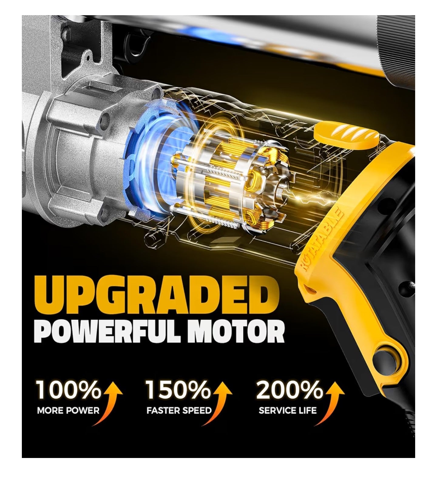 Ecarke Cordless Grease Gun Compatible with DeWalt 20V Battery.