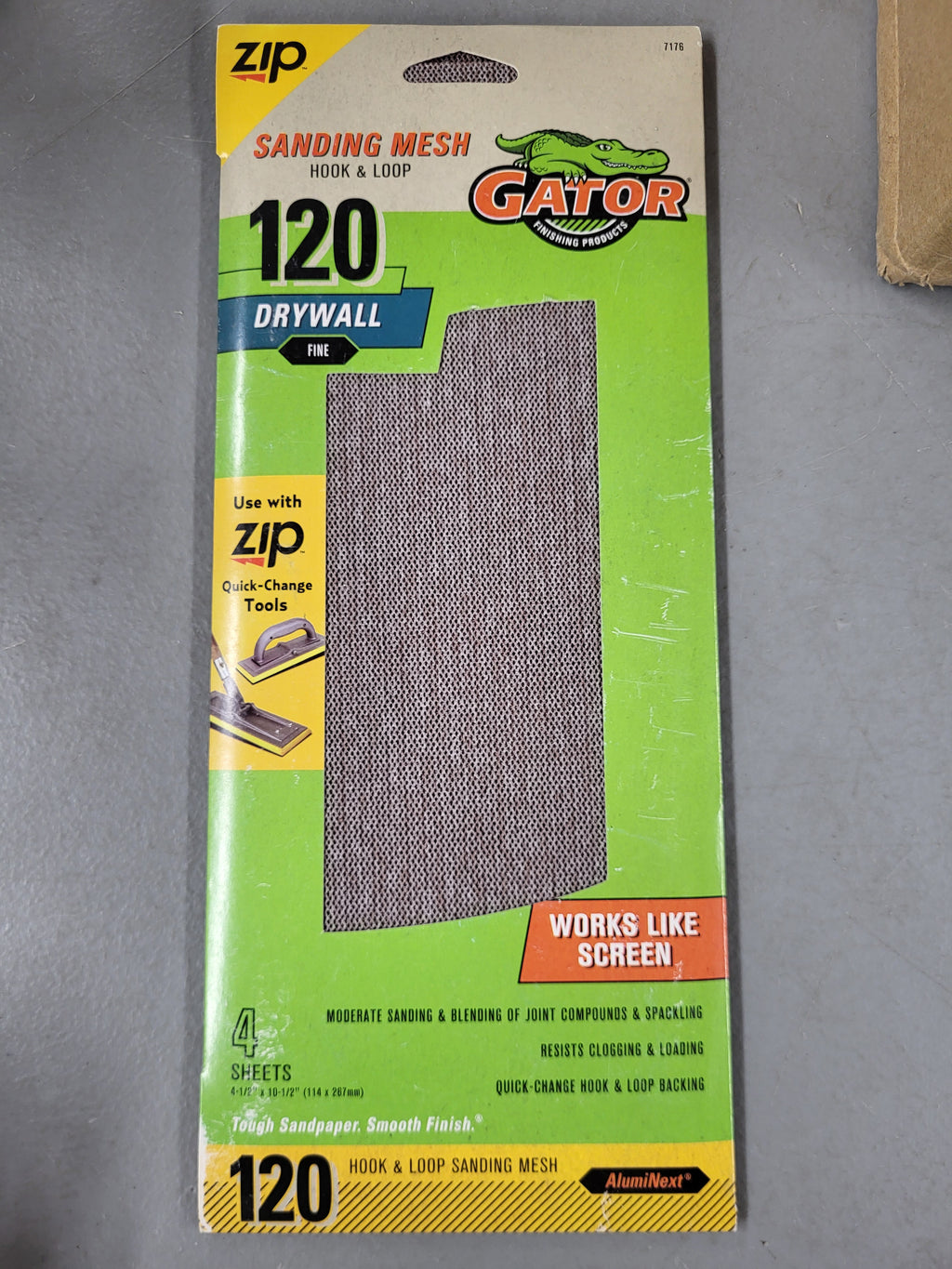 Gator Drywall Sanding Mesh, 120 Grit (20 sheets)