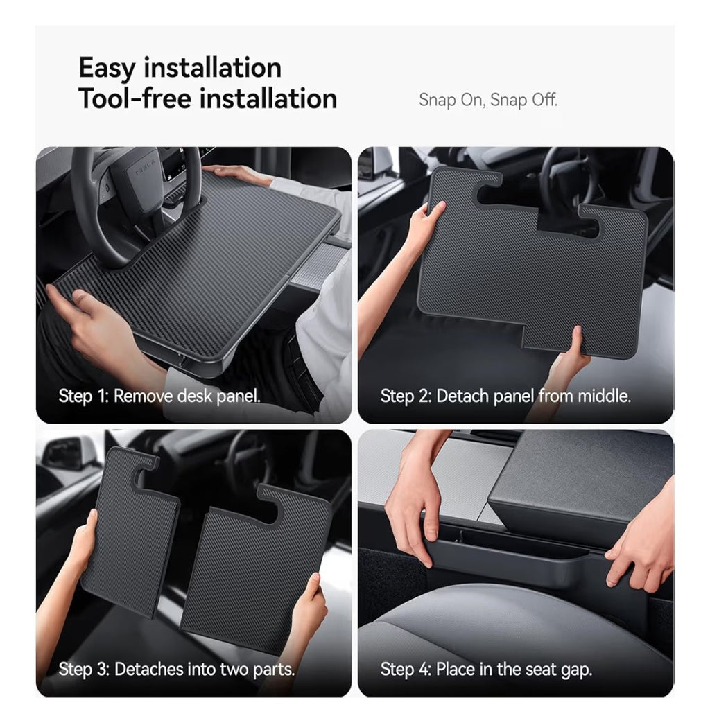 Yonzee 2-In-1 Car Steering Wheel Desk Tray