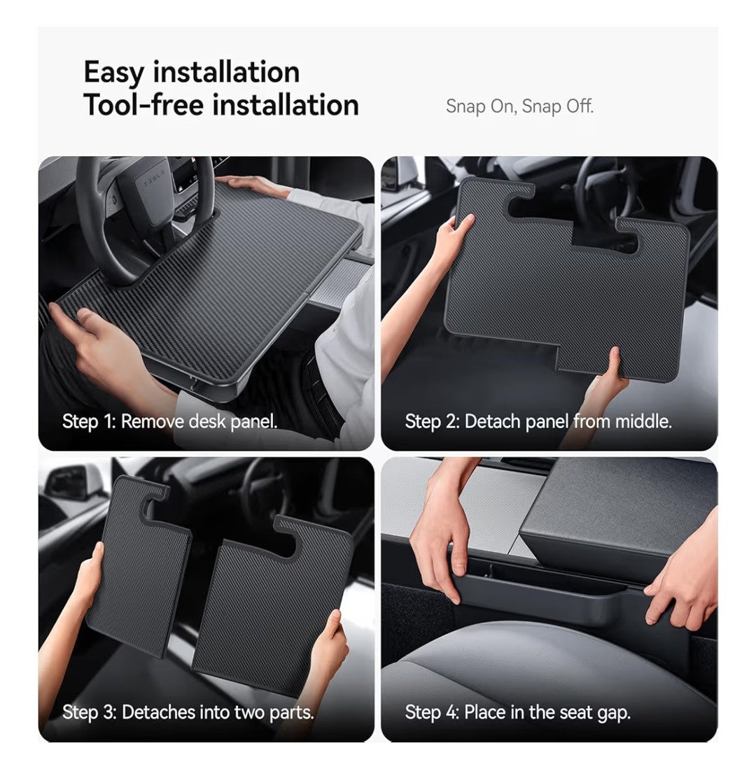 Yonzee 2-In-1 Car Steering Wheel Desk Tray