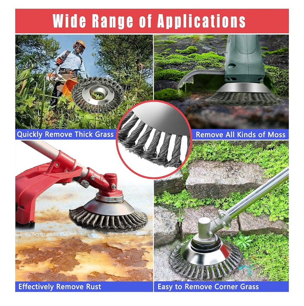 Derusting Weeding Wheel 8in