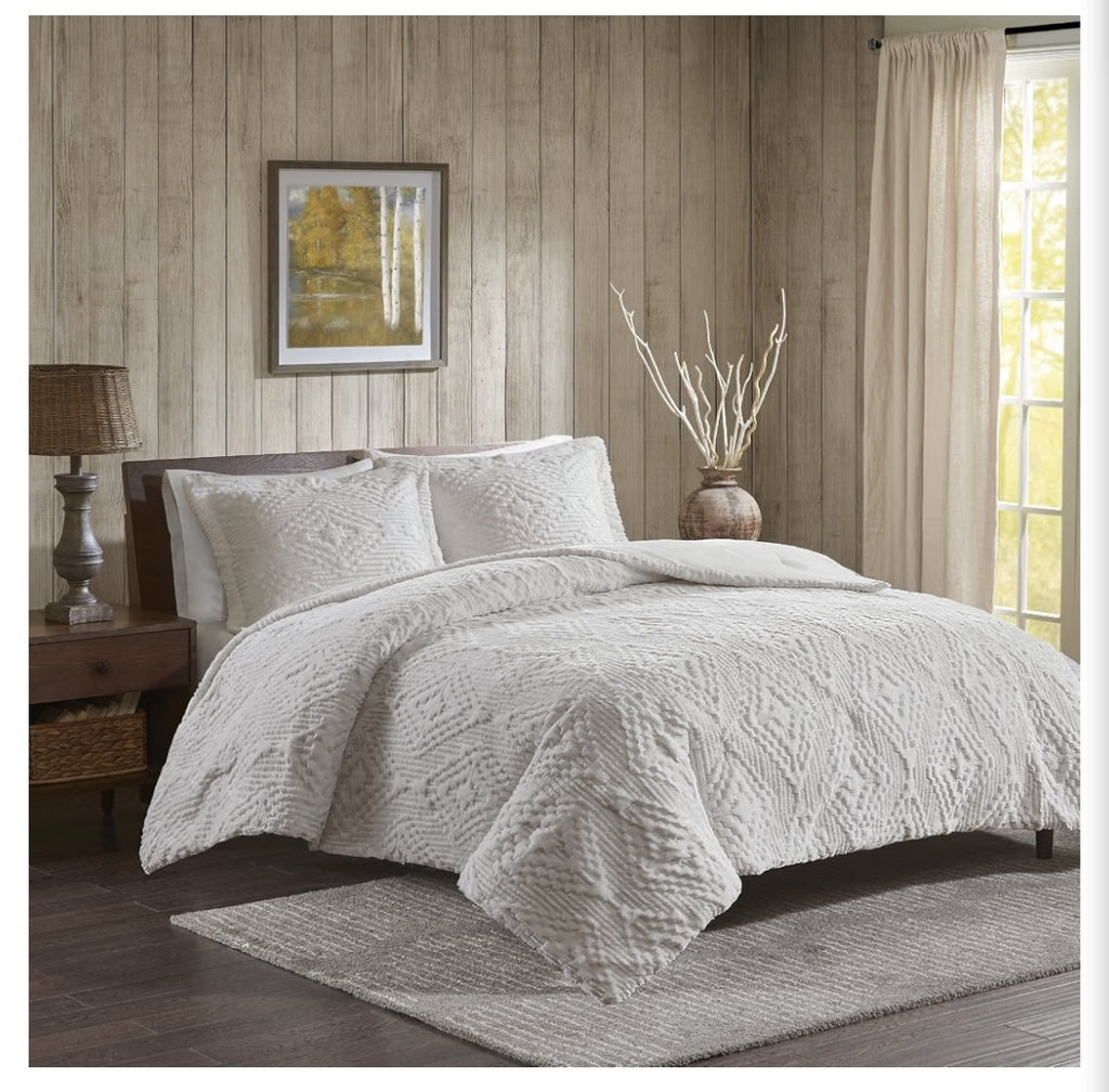 Woolrich Gray Coverlet Set (King/Cal King)