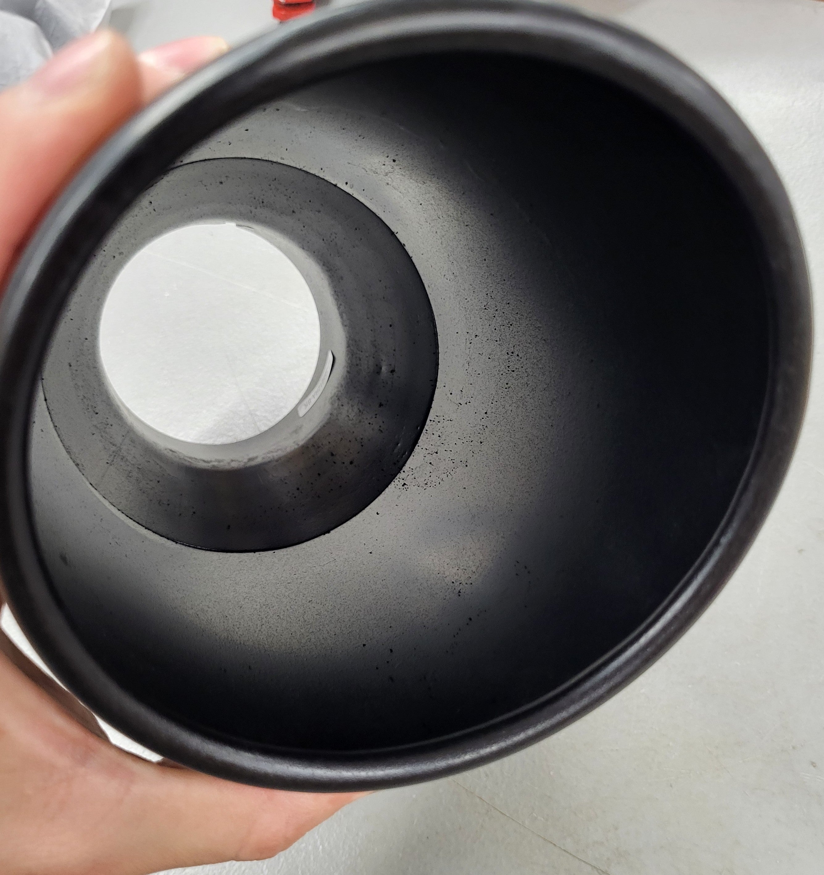 Powdercoat Black Exhaust Tip 3.5in Inlet
