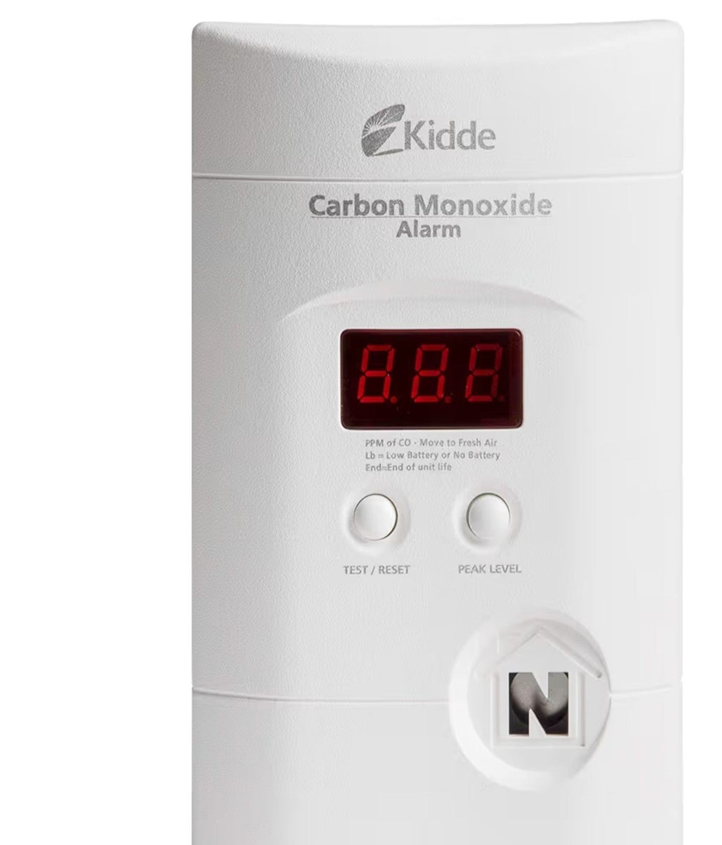 Kidde Carbon Monoxide Detector, Plug-In with 9V Battery Backup