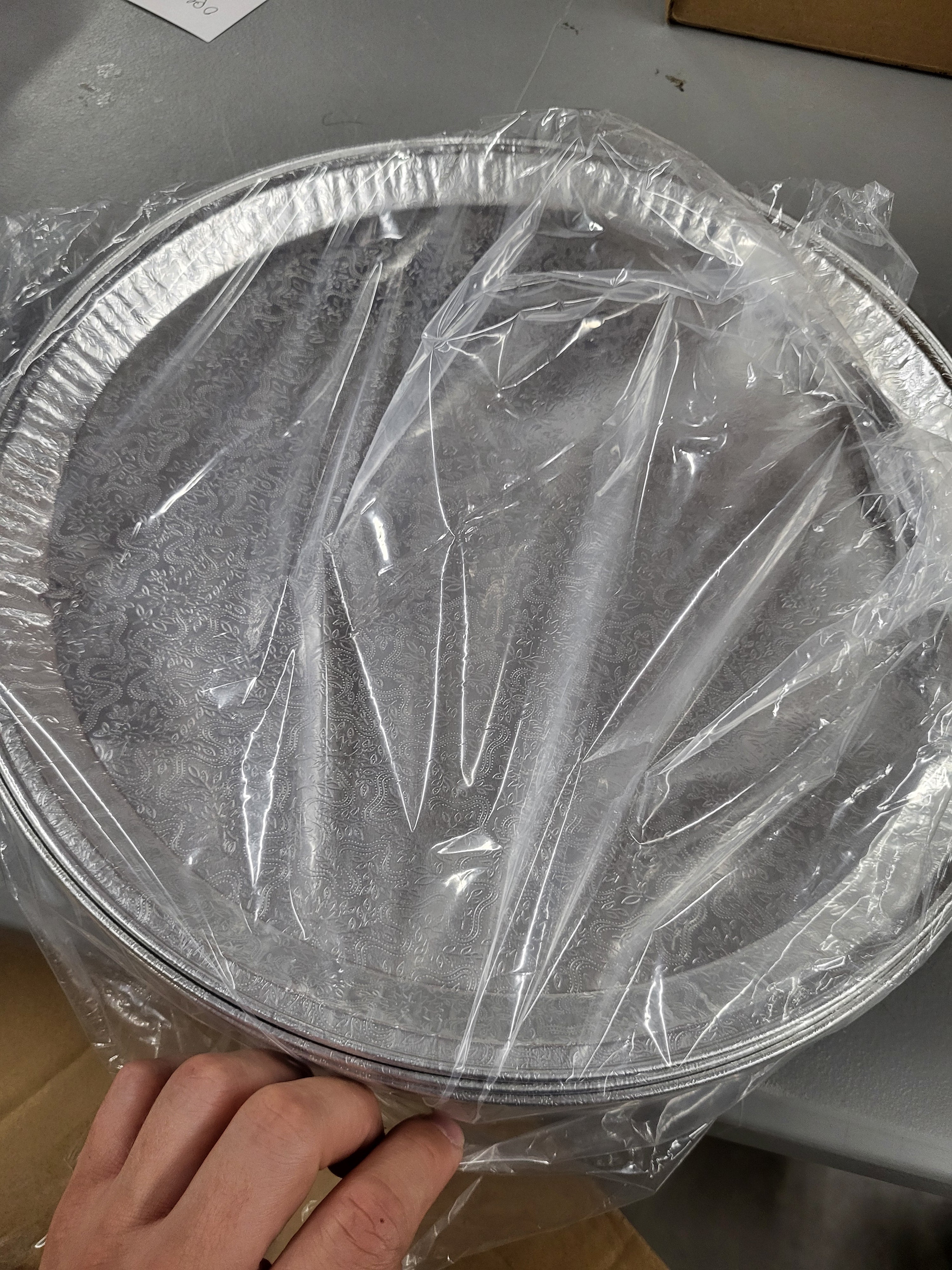 Aluminum Foil Serving Trays 14in (15 pack)