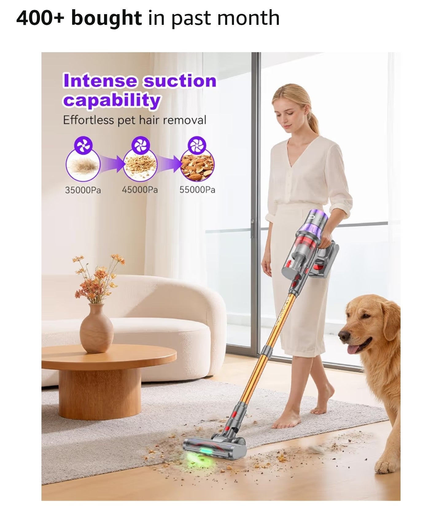 YU7 Max Cordless Vacuum Cleaner 650W 80Min