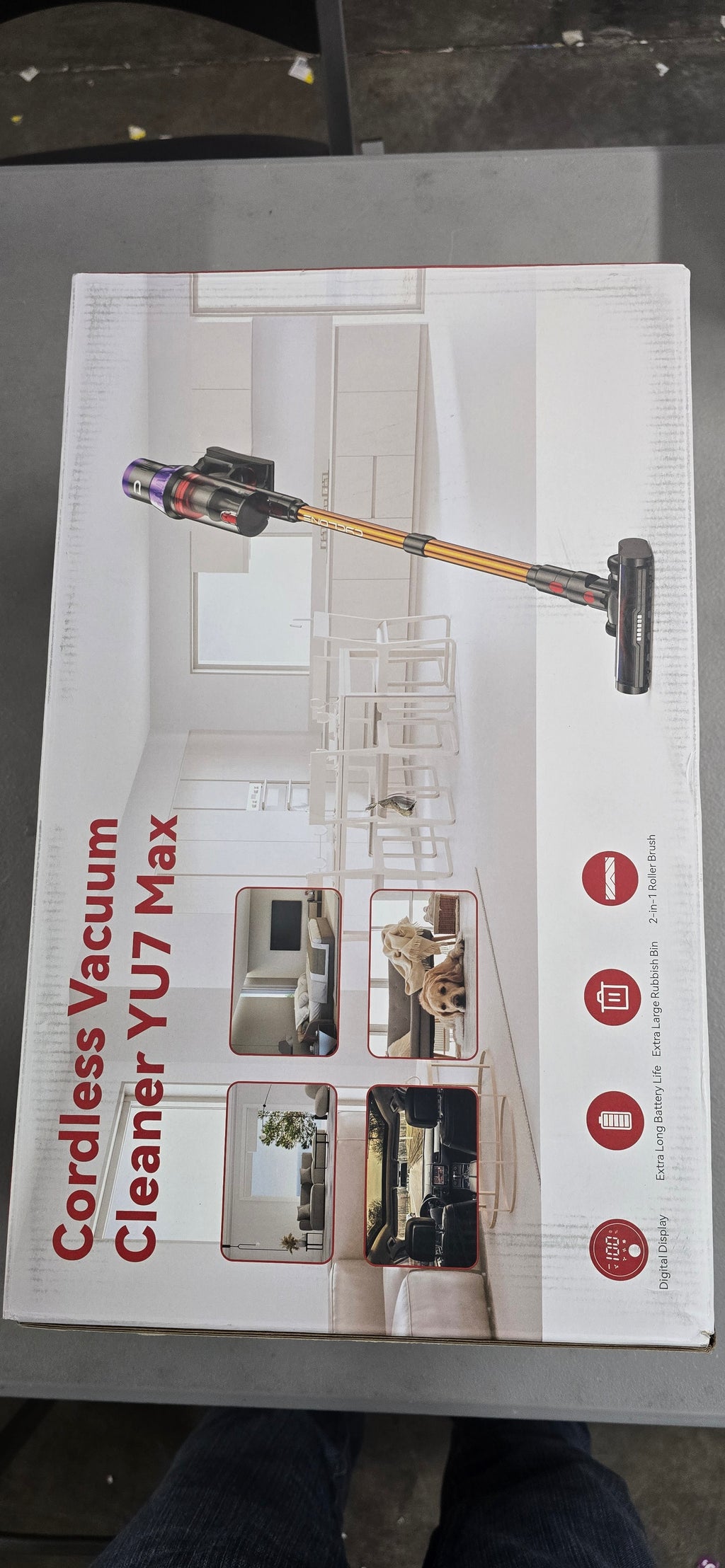 YU7 Max Cordless Vacuum Cleaner 650W 80Min