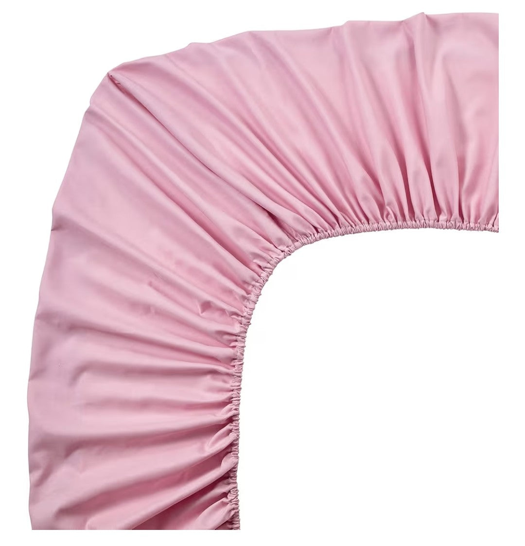FreshCulture Twin Fitted Sheets Only 6 pack (Pink)